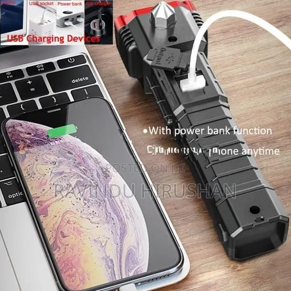 4 Mode LED Torch with Side Light