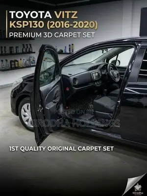 3D Carpet Set for Toyota Vitz KSP130 2016