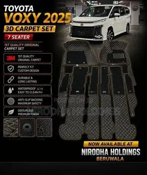 3D Carpet Set for Toyota Voxy 2025