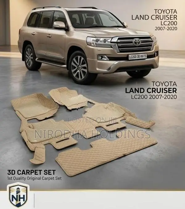 3D Carpet Set for Toyota Land Cruiser LC200