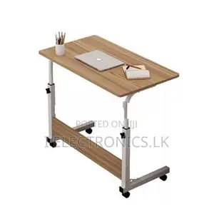 Adjustable Bedside Laptop Stand Table with Wheels