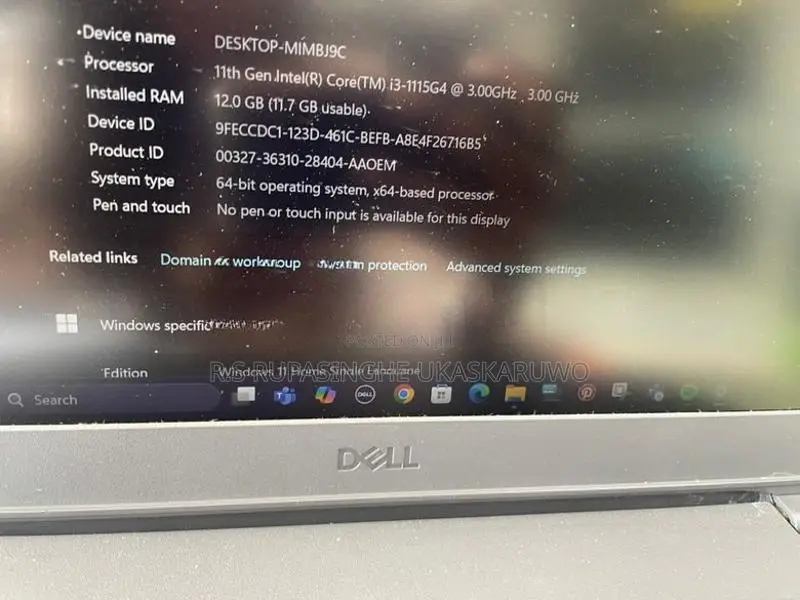Dell i3 11 Gen Laptop