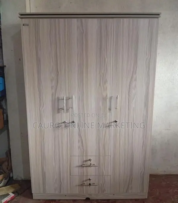New Melamine 3 Door Ash Colour Cupboard Wardrobe