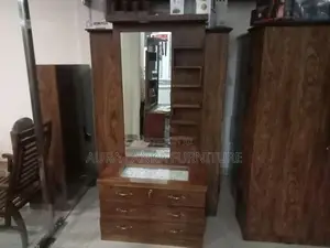 Teak Dressing Table with Cupboard