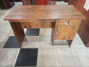 Melamine Writing Table with Cupboard 4 by 2
