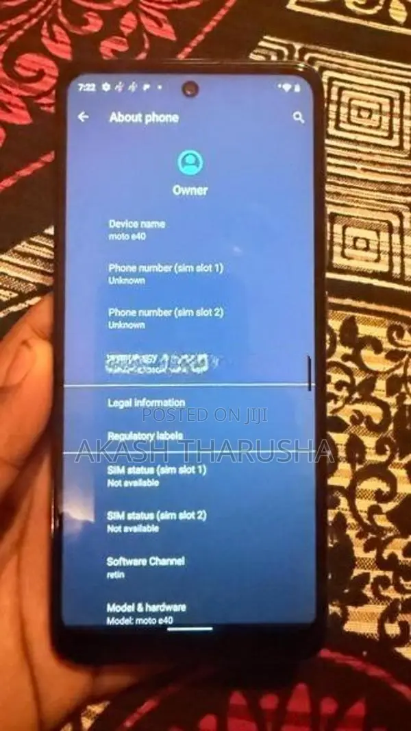 Moto E40 (Used)