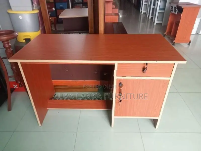 Melamine Table with Cupboard 004