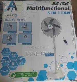 Akari Rechargble Stand Fan