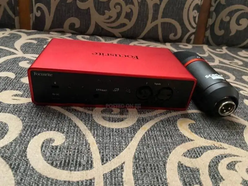 Scarlett 2i2 4th Gen Professional Sound Card With Mic