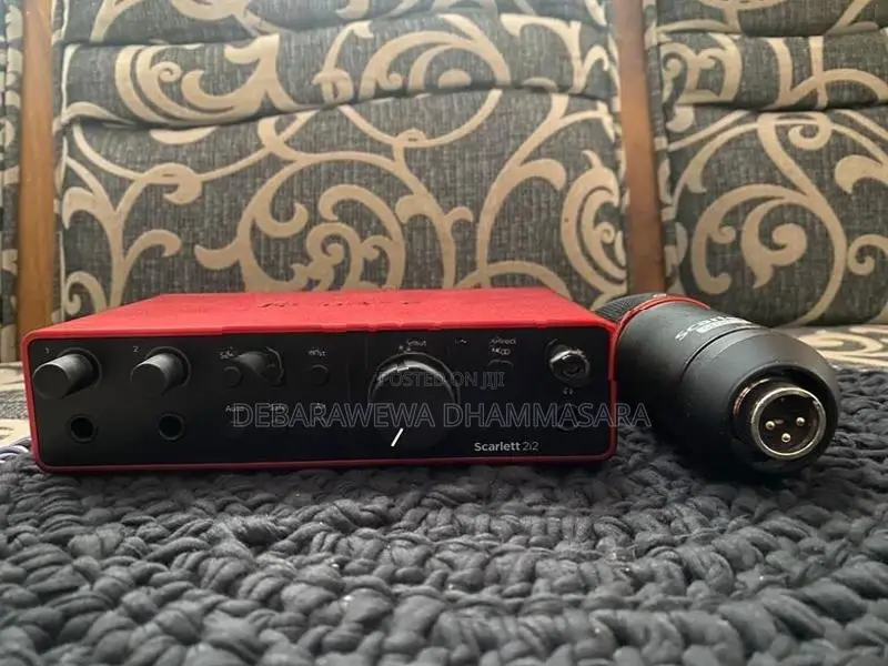 Scarlett 2i2 4th Gen Professional Sound Card With Mic
