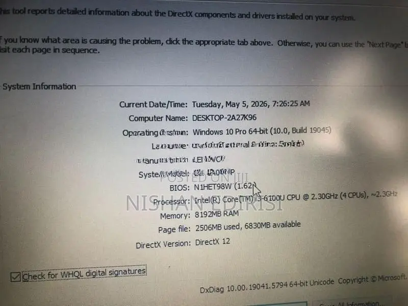 Lenovo Thinkpad Laptop