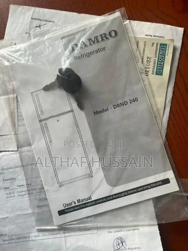 Damro Refrigerator 250L