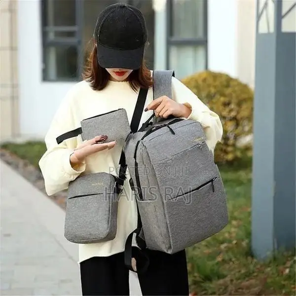 3 Pcs Travel Backpack - Unisex