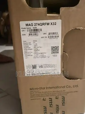 MSI 27" 2K 320HZ IPS Gaming Monitor