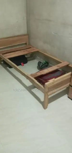 Single Bed Wooden 6ft X 3ft Used
