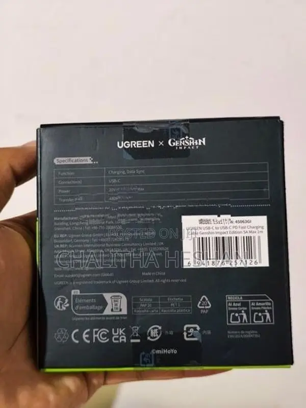 UGREEN Ganshin Inpact 100W Fast Charging Cables