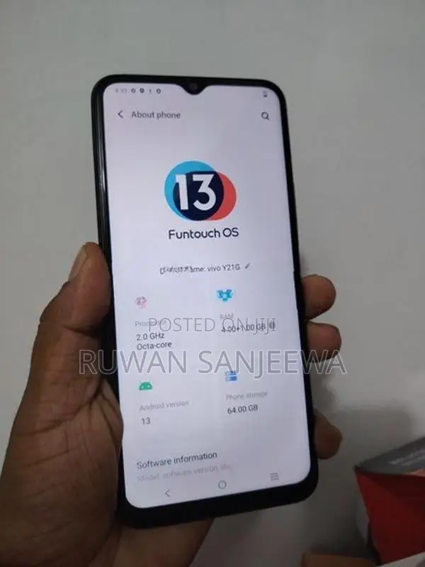 Vivo Y21 4GB 64GB (Used)