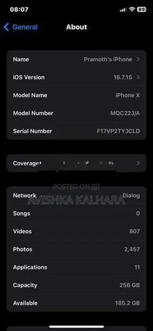 Apple iPhone X (Used)