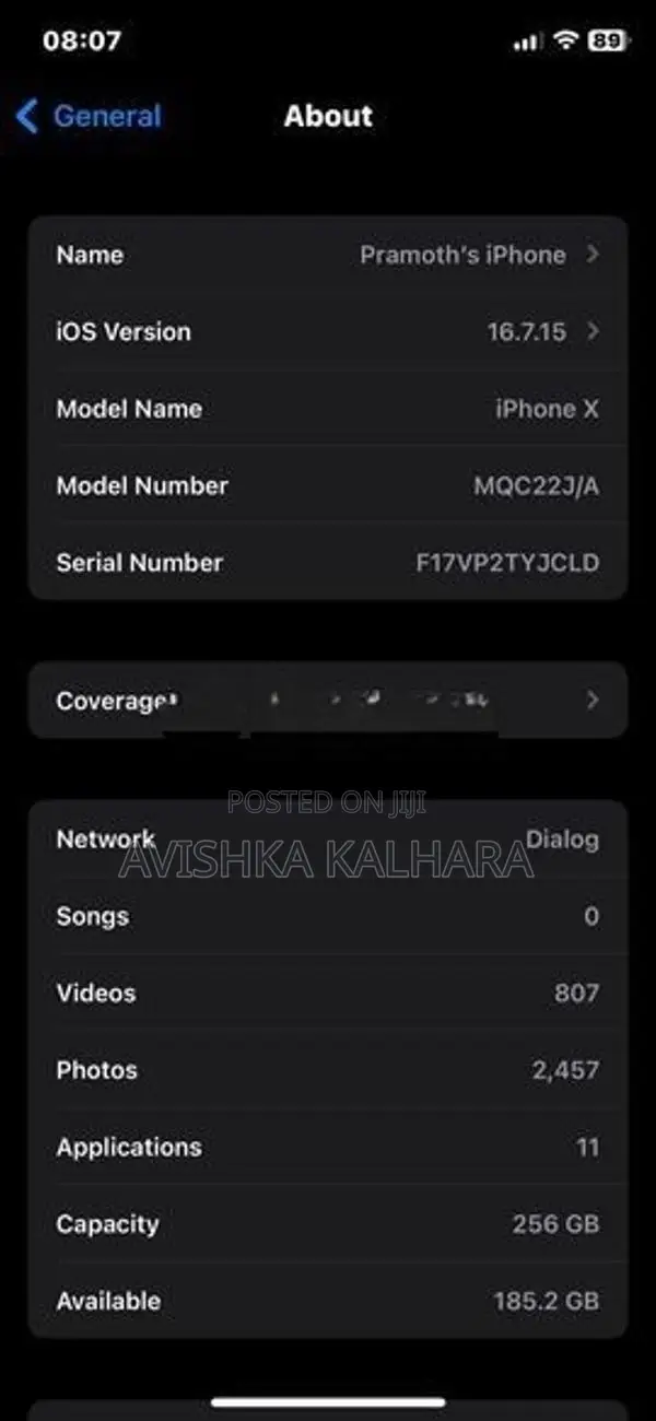 Apple iPhone X (Used)