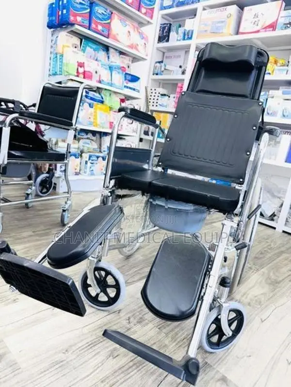 Full Option Commode Wheelchair reclining wheel chair