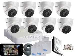 Hikvision Weather Proof Turbo Hd Ip67 Cctv 8 Camera Package