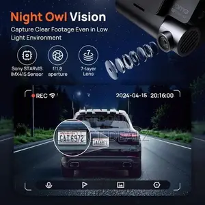 70mai Dash Cam 4K A800S with Rear Set