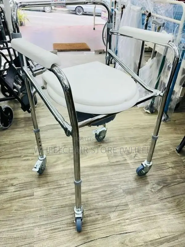 Commode Chair with Wheel
