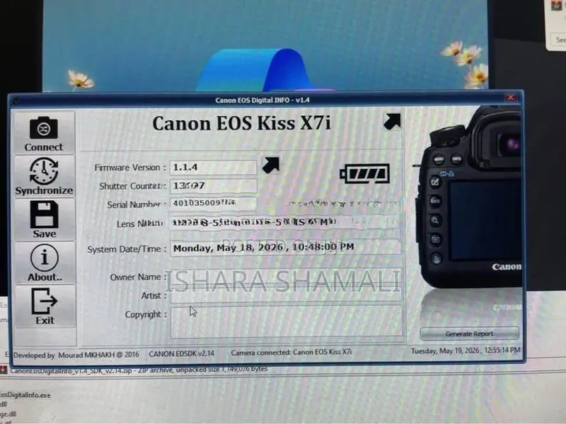 Canon EOS Kiss X7i (700D) Full Set