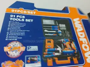 Wadfow 91-Piece Cordless Impact Drill and Hand Tool Set Herman Ht 0700