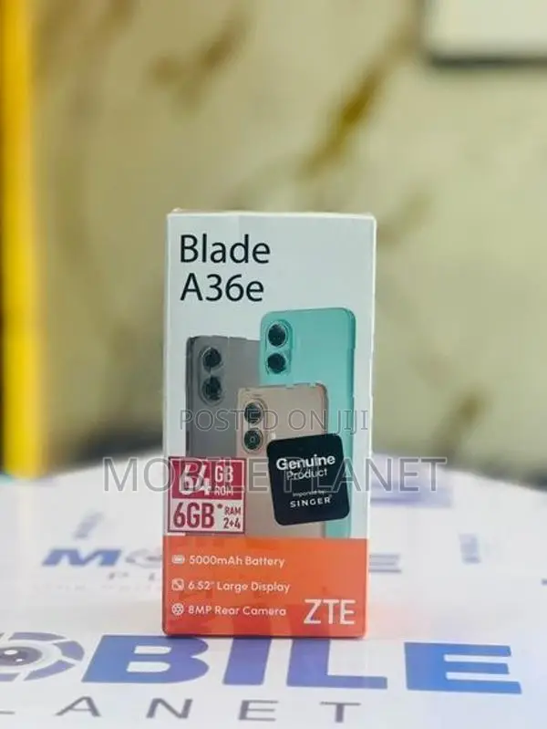 ZTE Blade A36E 2GB 64GB (Brand New)