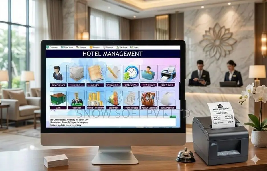 Full Hotel Management System Rooms and Tables