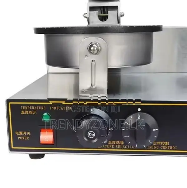 Industrial Electric Double Ice Cone Waffle Maker