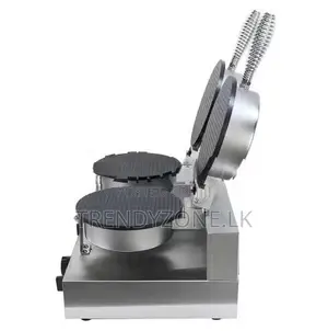 Industrial Electric Double Ice Cone Waffle Maker