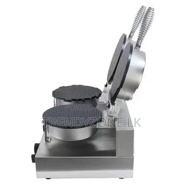 Industrial Electric Double Ice Cone Waffle Maker
