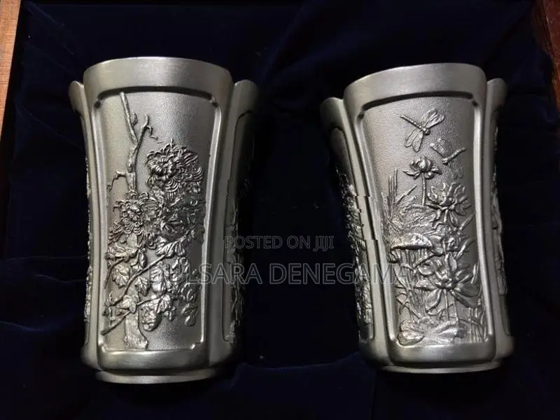 Royal Selangor Pewter Cup Set with Wooden Box