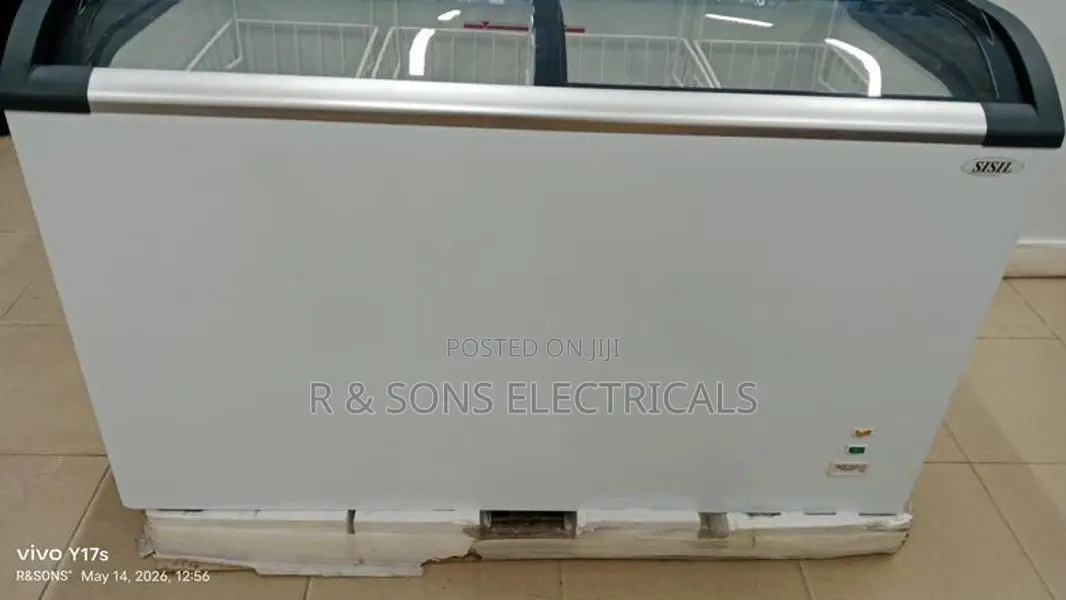 SISIL 345L GLASS TOP DISPLAY FEEZER