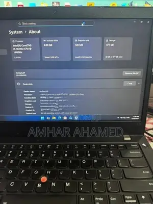 Thinkpad I5-10th Gen Laptop