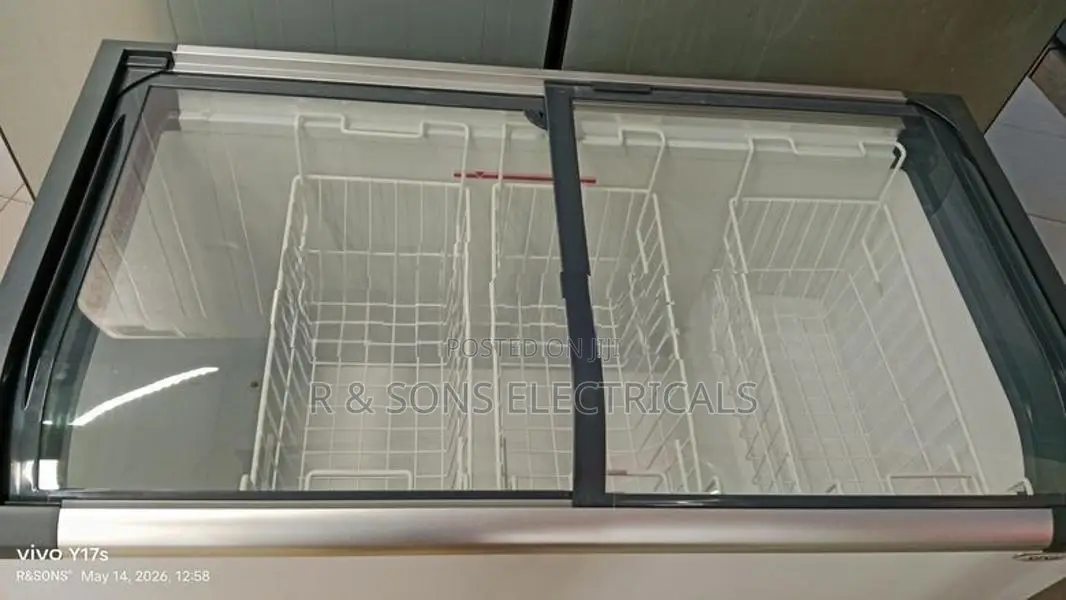 SISIL 345L GLASS TOP DISPLAY FEEZER