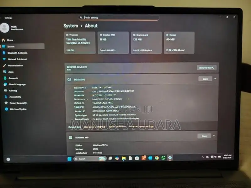 Lenovo Ideapad Slim 3i 13th Gen Core i7