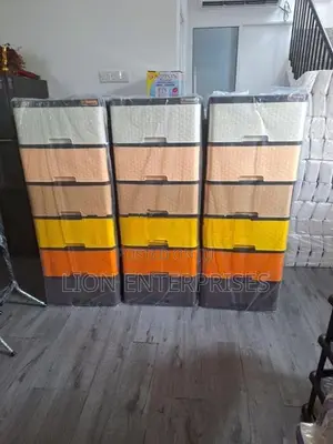 6 Drawer Plastic Cupboards Sets