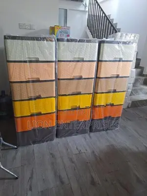6 Drawer Plastic Cupboards Sets