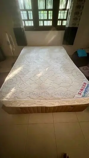 Damro Divan Bed (72x46) with Singer Double Layer Spring Mattress