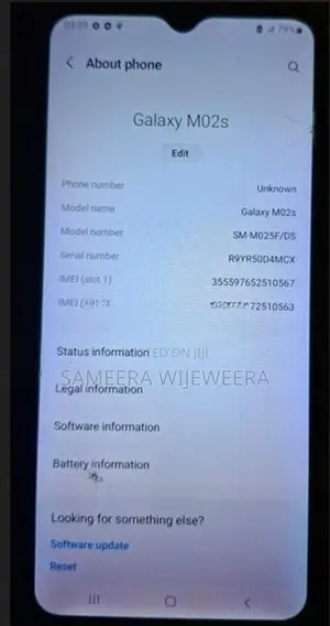 Samsung Galaxy M02s (Used)