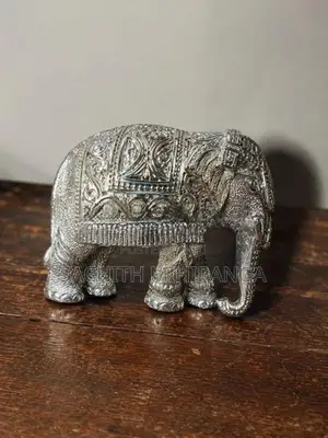Handcrafted Solid Aluminium Elephant Statue