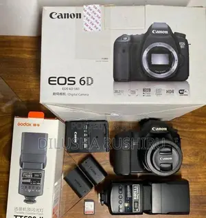 Canon 6D Body Camera with 50mm 1.8f Lens