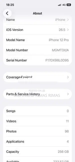 Apple iPhone 12 Pro 256GB (Used)