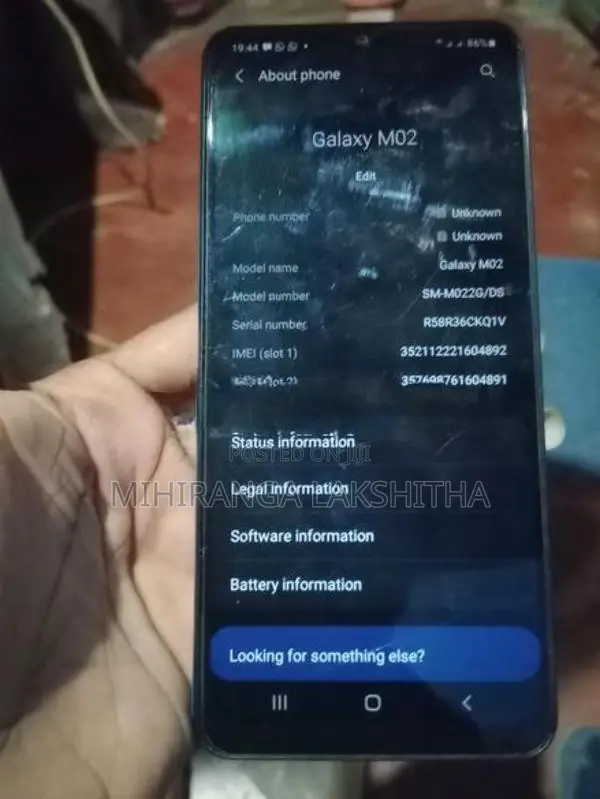 Samsung Galaxy M02 32GB (Used)