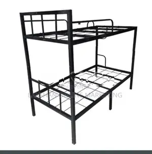 Steel Bunk Bed with Double Layer Mattress 6×3