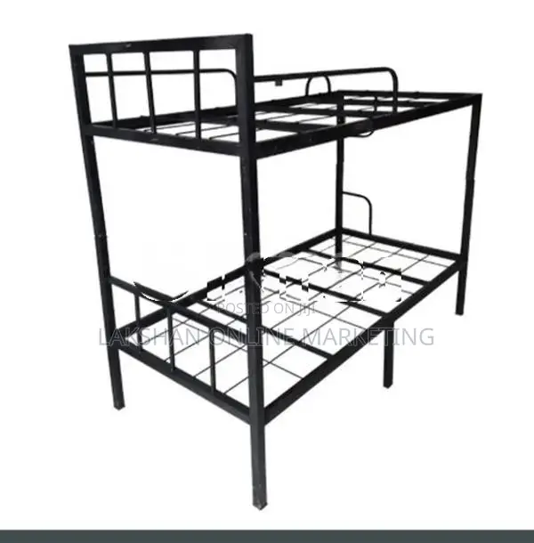 Steel Bunk Bed with Double Layer Mattress 6×3