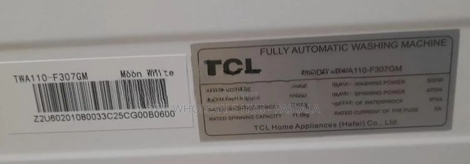 TCL11kg washing machines